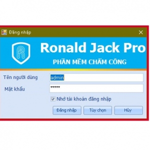 Phần Mềm Chấm Công Ronald Jack Pro