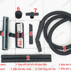 BỘ PHỤ KIỆN MÁY HÚT BỤI 15 LÍT